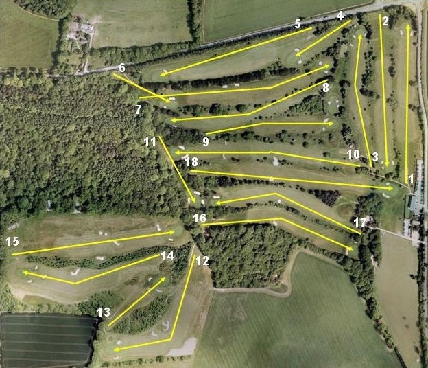 Course Layouts – 1946 to 2023 – Corhampton Golf Club